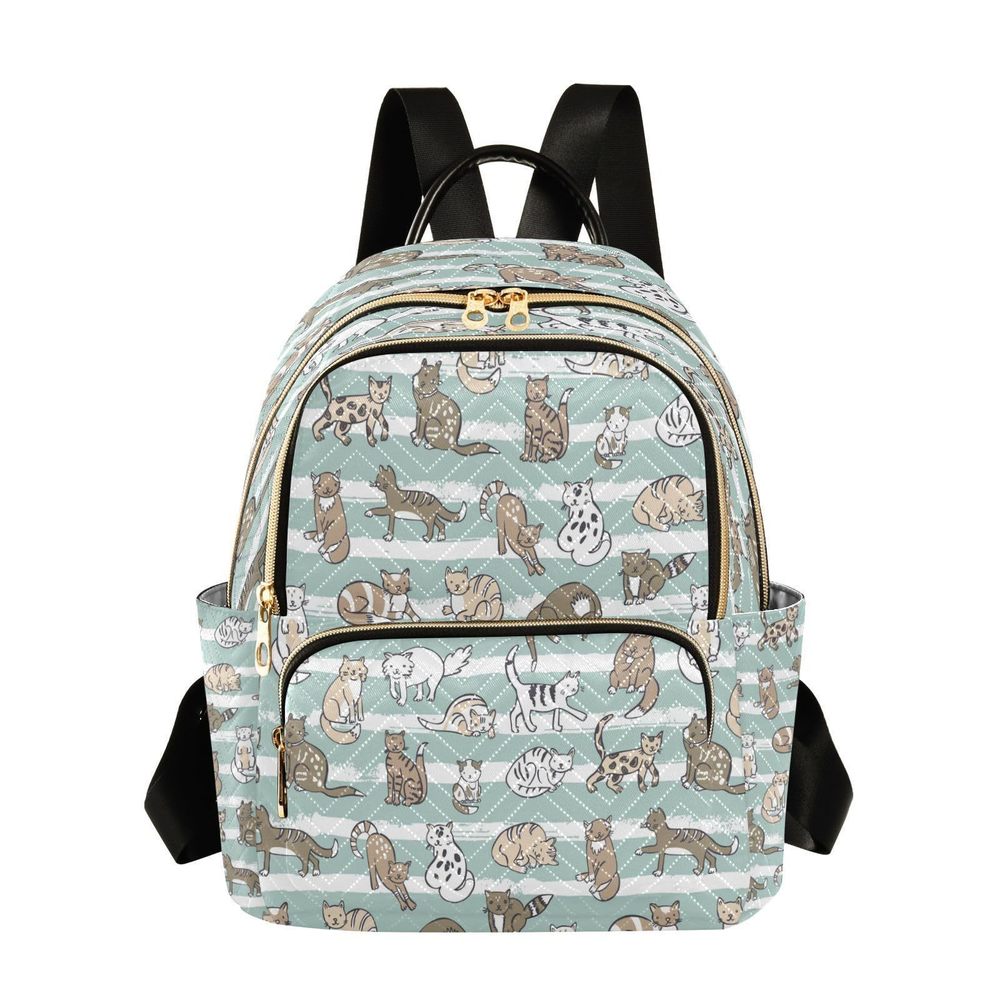 Fashion Backpack Mini Backpack Purse Casual Daily Backpack Cats Animals for🐧